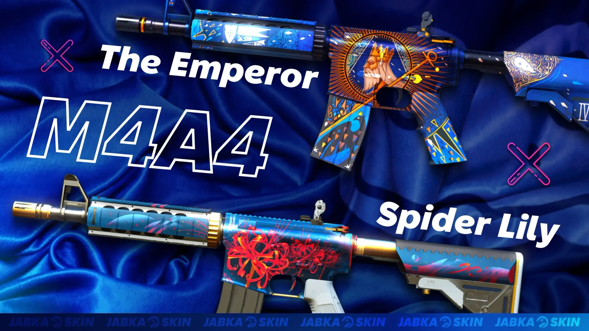Синие скины на М4А4