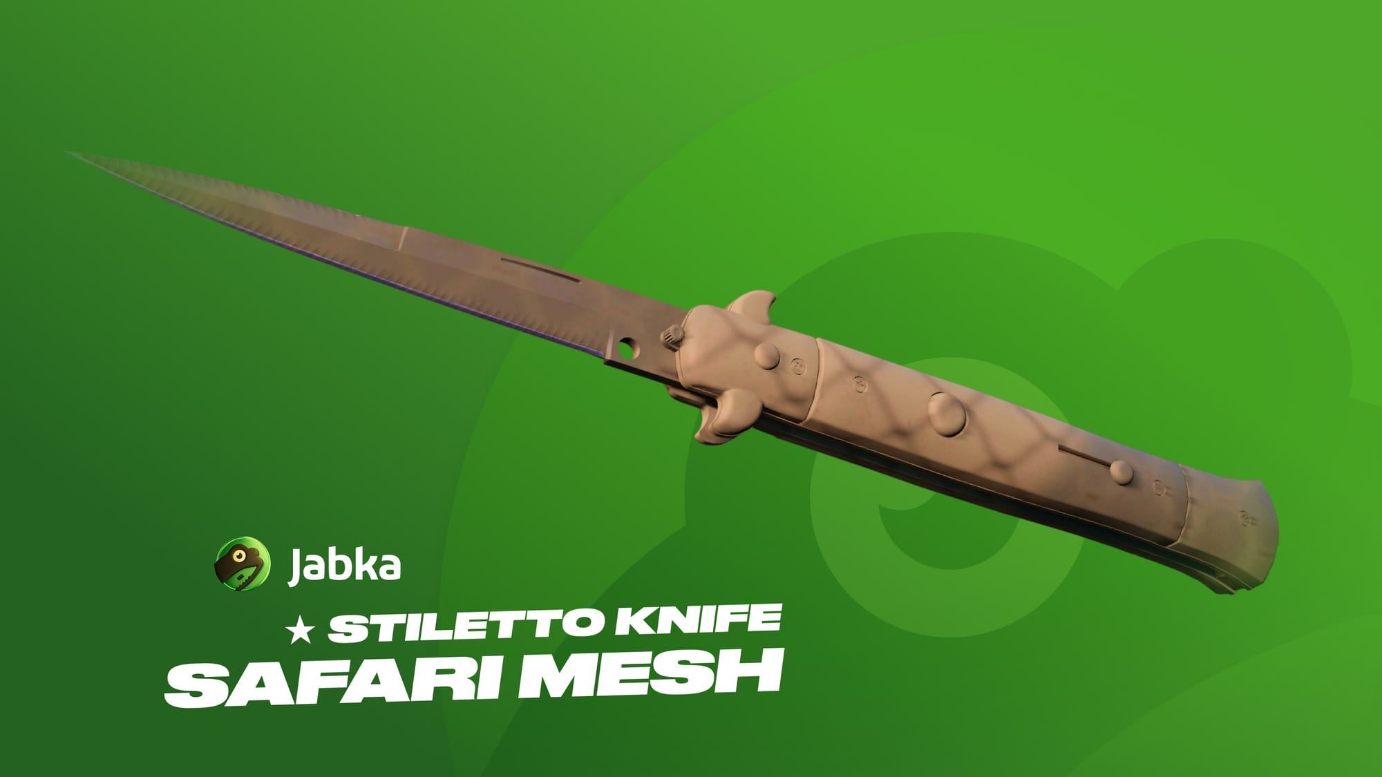 Stiletto Knife Safari Mesh