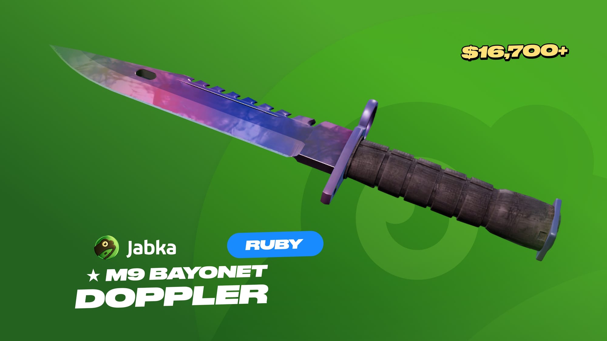 M9 Bayonet Doppler Ruby