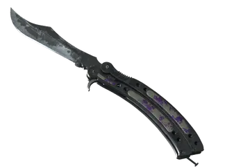 ★ Butterfly Knife | Ultraviolet (Battle-Scarred)