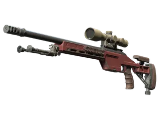SSG 08 | Red Stone (Field-Tested)