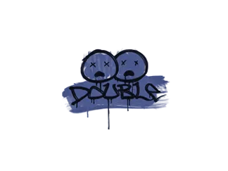 Sealed Graffiti | Double (SWAT Blue)