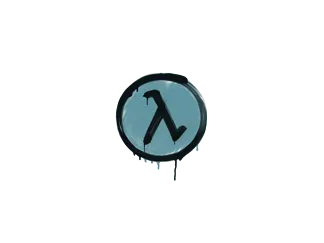 Sealed Graffiti | Lambda (Wire Blue)