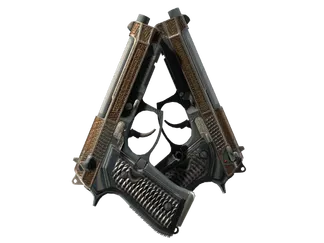 Dual Berettas | Tread (Well-Worn)