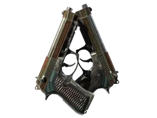 Dual Berettas | Tread (Battle-Scarred)
