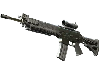 SG 553 | Army Sheen (Field-Tested)