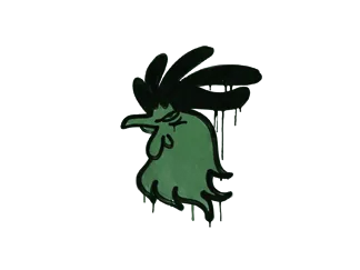 Sealed Graffiti | Cocky (Jungle Green)