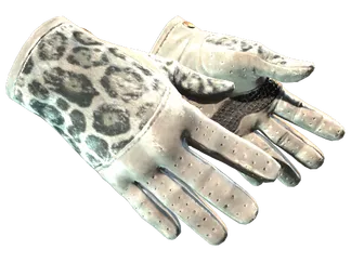 ★ Driver Gloves | Snow Leopard (Well-Worn)