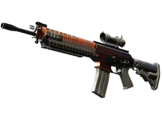 StatTrak™ SG 553 | Danger Close (Field-Tested)