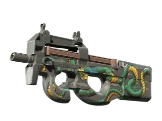 P90 | Emerald Dragon (Well-Worn)