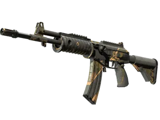 StatTrak™ Galil AR | Black Sand (Battle-Scarred)