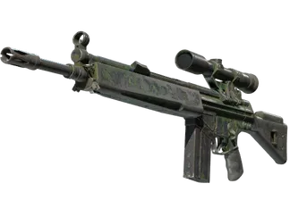 Souvenir G3SG1 | Jungle Dashed (Battle-Scarred)