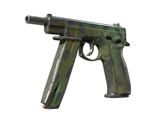 CZ75-Auto | Jungle Dashed (Well-Worn)