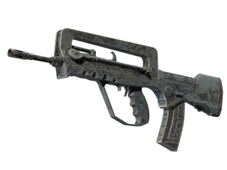 FAMAS | Night Borre (Battle-Scarred)