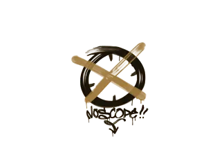 Sealed Graffiti | Noscope (Desert Amber)