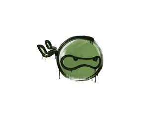 Sealed Graffiti | Ninja (Battle Green)