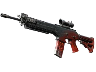 StatTrak™ SG 553 | Darkwing (Battle-Scarred)