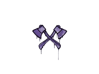 Sealed Graffiti | X-Axes (Monster Purple)