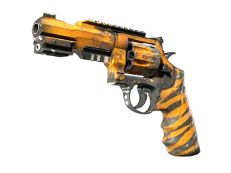 StatTrak™ R8 Revolver | Skull Crusher (Well-Worn)