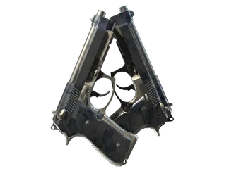 Dual Berettas | Stained (Minimal Wear)