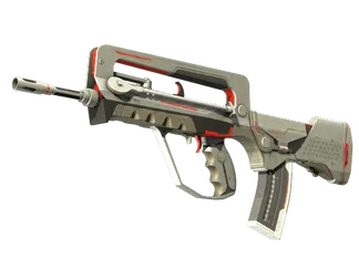 StatTrak™ FAMAS | Mecha Industries (Well-Worn)