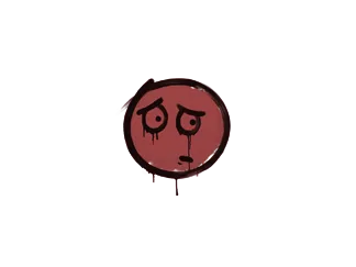 Sealed Graffiti | Worry (Blood Red)