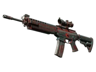 SG 553 | Fallout Warning (Battle-Scarred)