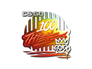 Sticker | 100 Thieves (Foil) | 2020 RMR