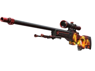 StatTrak™ AWP | Wildfire (Well-Worn)