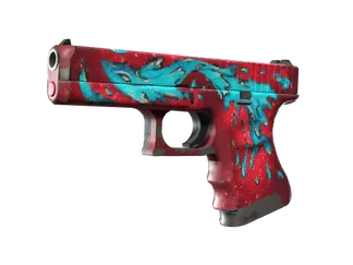 Glock-18 | Water Elemental (Well-Worn)