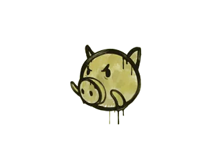 Sealed Graffiti | Piggles (Tracer Yellow)