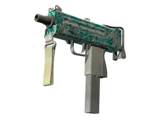 StatTrak™ MAC-10 | Malachite (Battle-Scarred)