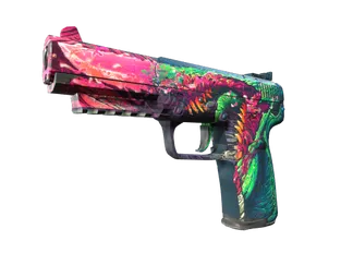Five-SeveN | Hyper Beast (Well-Worn)