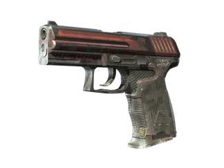 StatTrak™ P2000 | Urban Hazard (Battle-Scarred)