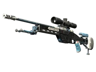 StatTrak™ SSG 08 | Ghost Crusader (Well-Worn)