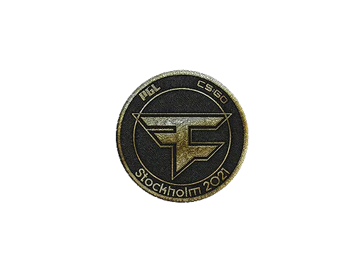 Patch | FaZe Clan (Gold) | Stockholm 2021