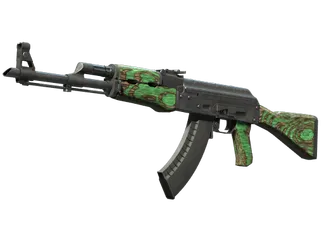 Souvenir AK-47 | Green Laminate (Field-Tested)