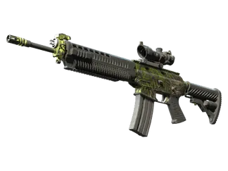 Souvenir SG 553 | Lush Ruins (Battle-Scarred)
