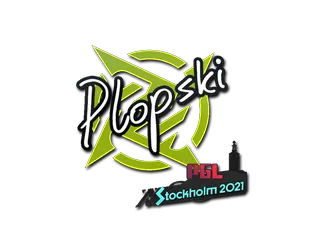 Sticker | Plopski | Stockholm 2021