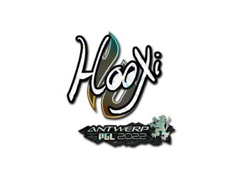 Sticker | HooXi (Glitter) | Antwerp 2022
