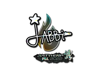 Sticker | jabbi (Glitter) | Antwerp 2022