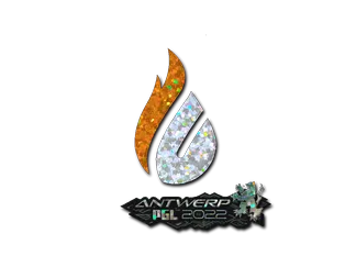 Sticker | Copenhagen Flames (Glitter) | Antwerp 2022
