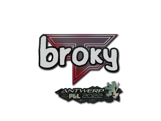 Sticker | broky | Antwerp 2022