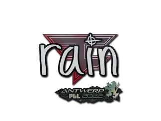 Sticker | rain | Antwerp 2022