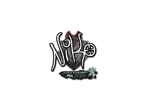 Sticker | NiKo (Glitter) | Antwerp 2022