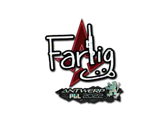 Sticker | Farlig (Glitter) | Antwerp 2022