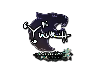 Sticker | yuurih (Glitter) | Antwerp 2022