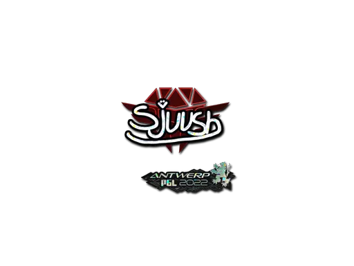 Sticker | sjuush (Glitter) | Antwerp 2022