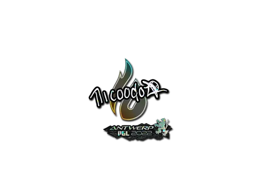 Sticker | nicoodoz (Glitter) | Antwerp 2022