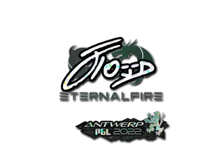 Sticker | xfl0ud (Glitter) | Antwerp 2022